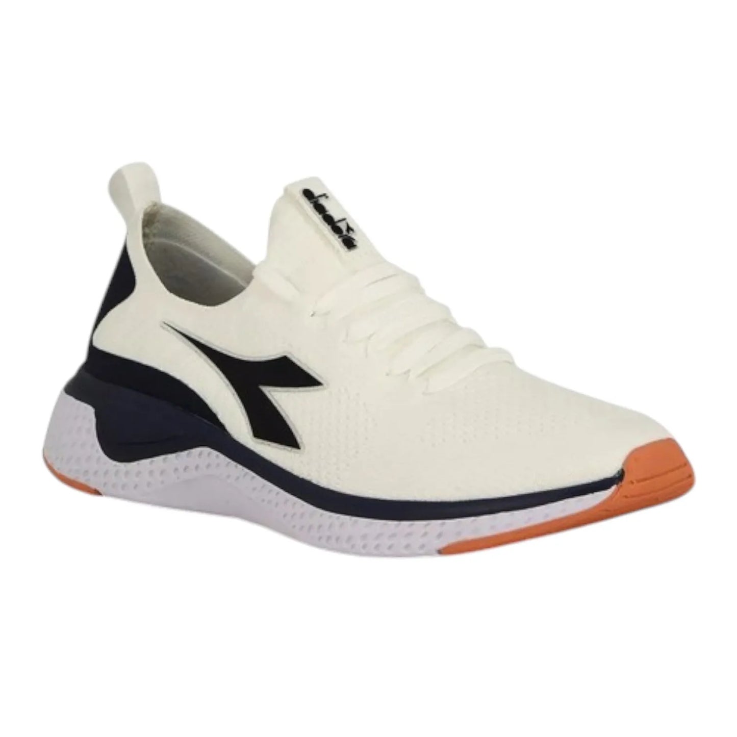 Tênis esportivo masculino Diadora Adriatic Running Branco/Azul Marinho