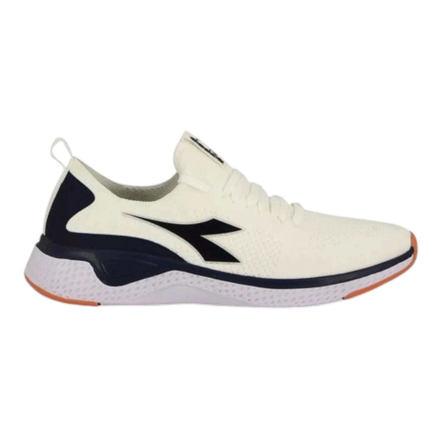 Tênis esportivo masculino Diadora Adriatic Running Branco/Azul Marinho